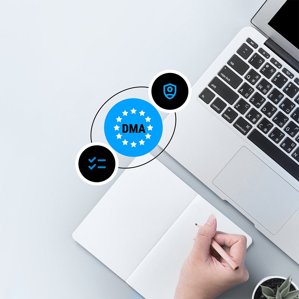 Computer with DMA badge