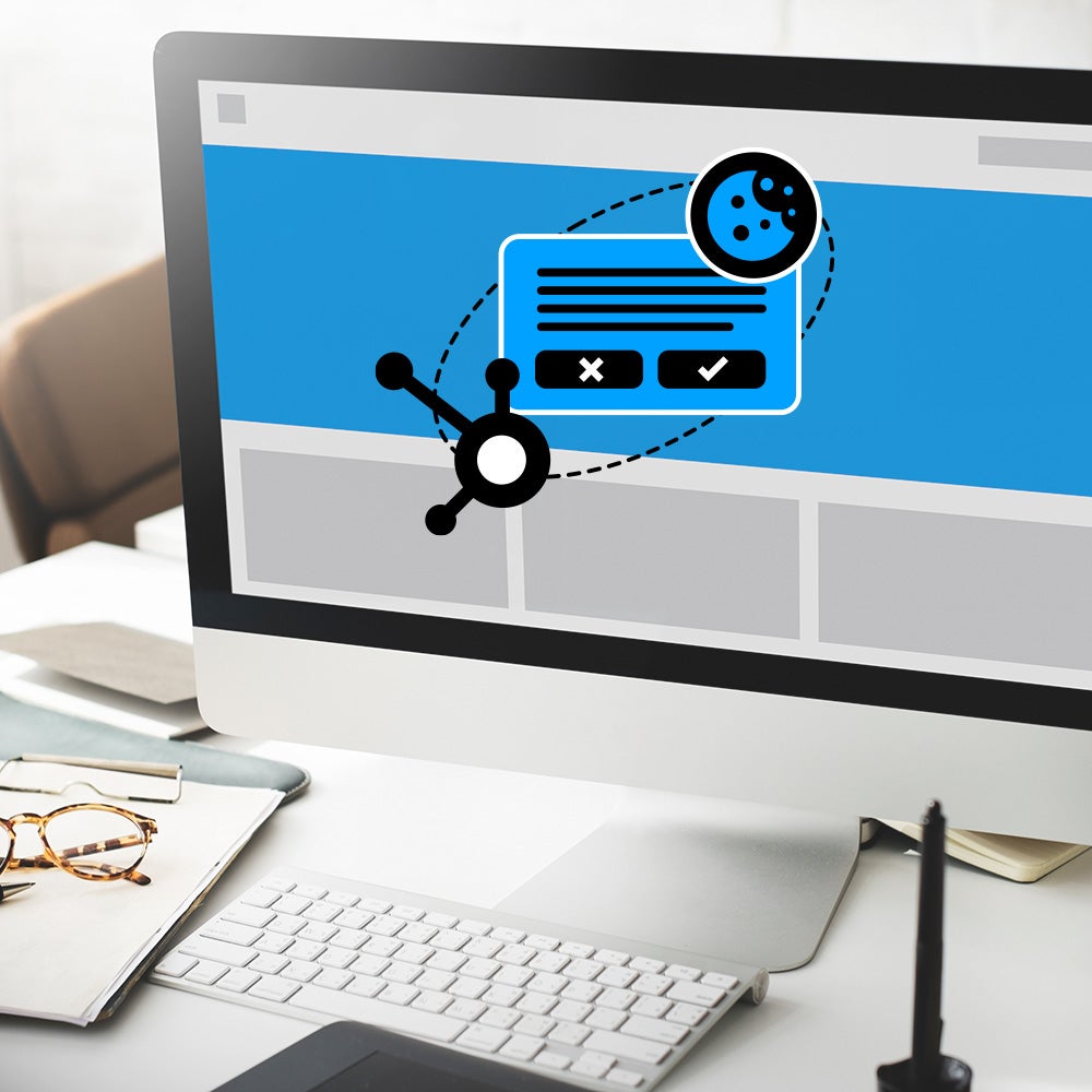 Screen showing an implementation icon