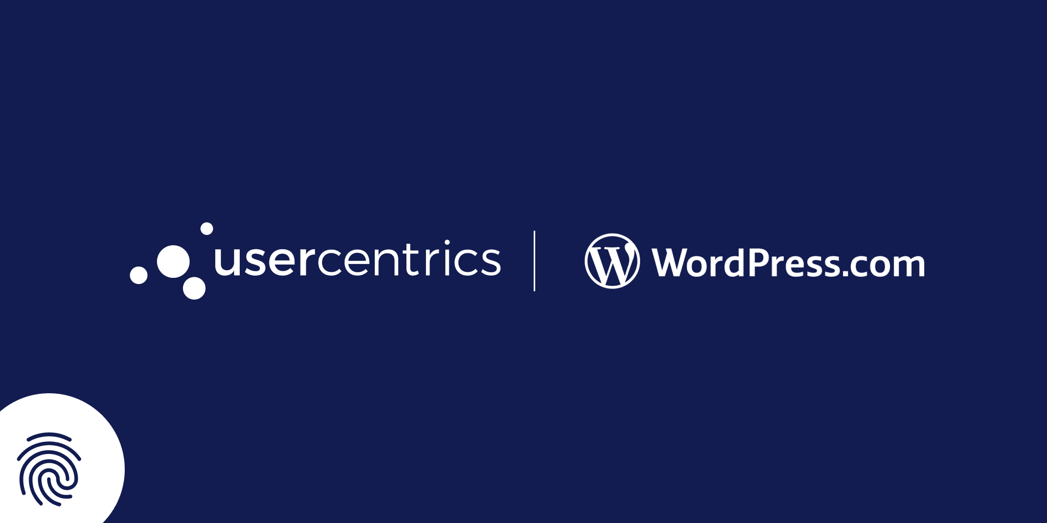 Usercentrics and WordPress logos