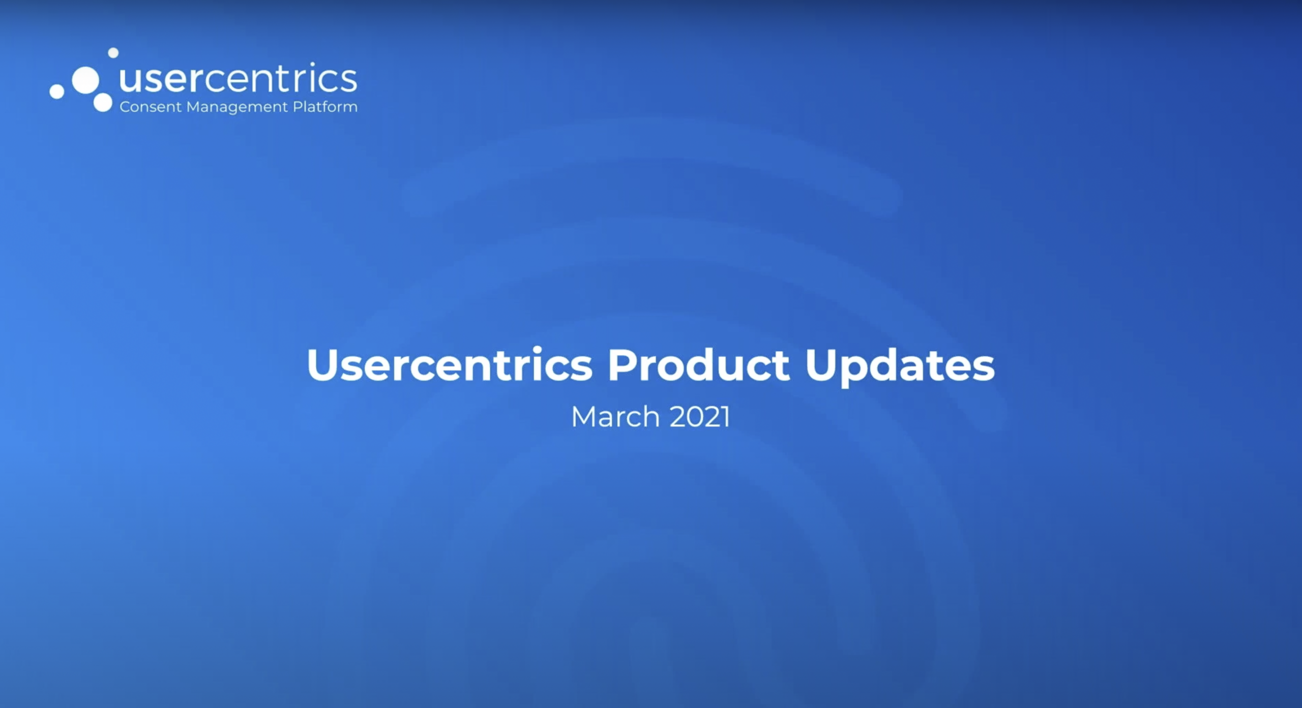 Product Update March